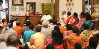 Pratishtha at Singapore (Sudhir and Leena Desai)