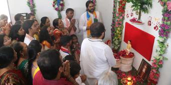 Pratishtha at Botad (Gautambhai and Dipaliben Malvaniya)